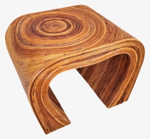 Vintage Gabriella Crespi Style Pencil Reed Bamboo Side - Gabriella Crespi Pencil Table