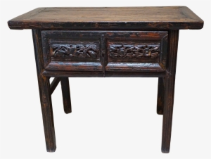 Primitive Painted Antique Asian Console Table - Old Antique Table