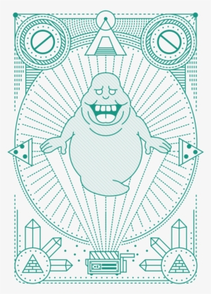 Slimer Jam Canvas Print - Small By Josh Ln