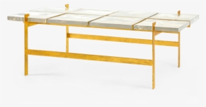 Romeo Coffee Table, Gold - Laurel Foundry Modern Farmhouse Romeo Coffee Table