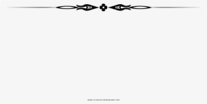 Flower Line Embellishment Coloring Page - Linha Com Flores Png