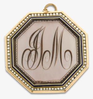 Miniature Portrait Of J - Locket