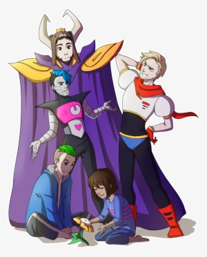 Ken, Markiplier, Jacksepticeye, Frisk, Flowey, And - Youtubers As Undertale Characters