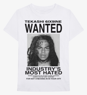 "go Buy My Merch Black And White Tshirts 🌈👑 ❤ " - 6ix9ine