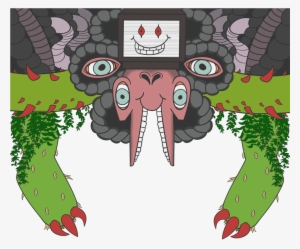 Evil Flowey - Pixel Art Undertale Evil Flowey, HD Png Download - 590x610  (#1178110) - PinPng