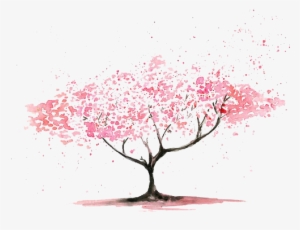 Water Color Tree Transparent