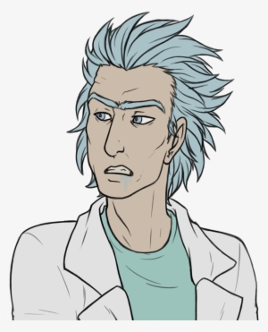 Drawing Rick Sanchez In My Drawing Style - Drawing