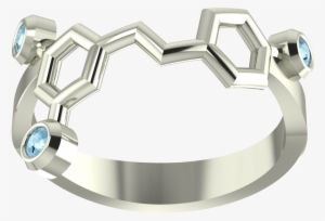 Wine Ring Png - Molecule Wine (resveratrol) Platinum Ring Set With