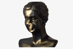 Siddhivinayak Nath Center 22k Gold Nose Ring