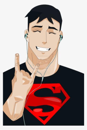 Justicia Joven Fondo De Pantalla Titled A Funny Rocker - Superboy And Young Justice