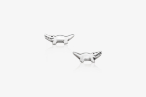 Petit Alligator Earstuds - Siberian Husky
