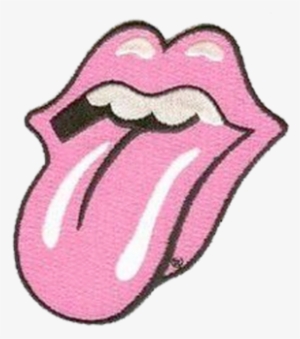 Rolling Stones, Red, And Tongue Image - Rolling Stones Logo Pink