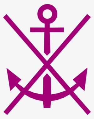 Free Vector Nautical No Anchorage Sign Clip Art - Anchorage Symbol On Chart