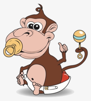 Anti Monkey Butt Png Black And White Download - Baby Anti Monkey Butt