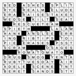 La Times Crossword Answers 25 Apr 17, Tuesday - Crossword