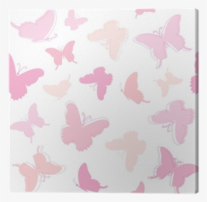 Cute Butterflies In Pink Canvas Print Pixers - Pink