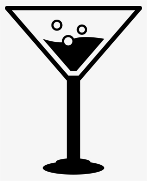 Cocktail Drink On Wine Glass Comments - Icon Bebida Png