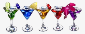 Liqueur Glasses Transparent Image - Alcoholic Drink