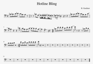 Hotline Bling Sheet Music Composed By B - Jig 2 Snare Sheet Music
