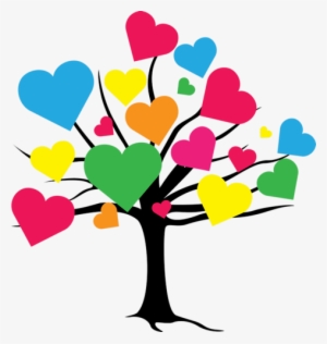 February Clipart Tree - 心 形 树