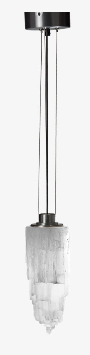 Hanging Lamp, Iceberg Large, Iceberg Selenite Lamp - Ceiling Fixture