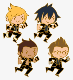 Final Fantasy 15 Enamel Pins - Final Fantasy Xv