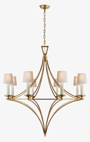 Centre Light Fittings - Visual Comfort Chc1583gi-np E. F. Chapman Darlana 8