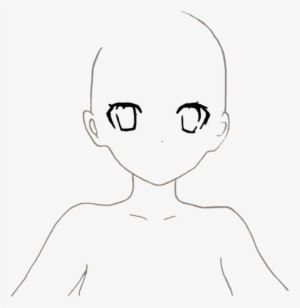 Anime Girl Head Gallery Anime Girl Head Base Drawings - Cartoon
