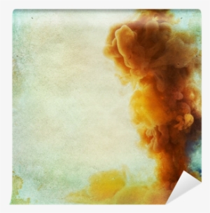 Vintage Shabby Chic Background With Ink In Water Wall - Water