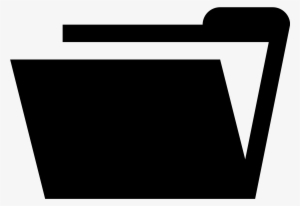 Clipart Freeuse File Simpleicons Interface Open Shape - Folder Icon Vector Png