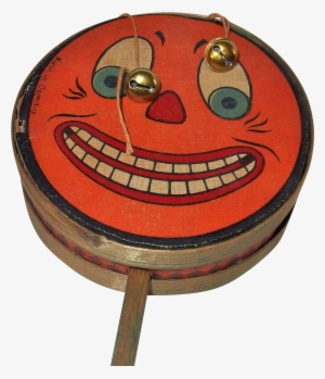 Jack O' Lantern Face Halloween Drum Shaker Noisemaker - Jack-o'-lantern