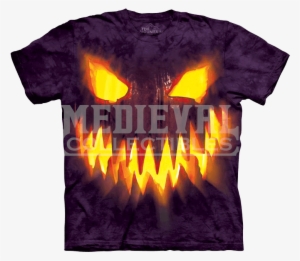 Big Face Jack O Lantern T Shirt - Mountain T Shirts