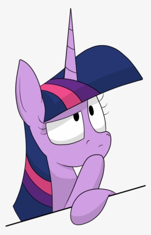 Moonatik, Emoji, Hoof On Chin, Looking Up, Safe, Simple - Cartoon