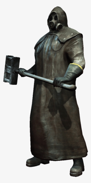 A Pyramid Mask In Two Pieces Attach To Alex's Head - Silent Hill Downpour Bogeyman