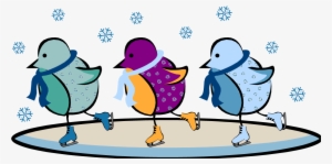 Ice Skate Clip Art - January Clipart Free