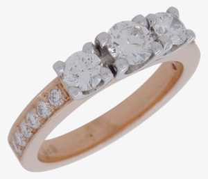 Trilogy Style Engagement Ring - Engagement Ring