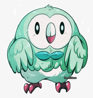Shiny Rowlet - Pokemon Shiny Rowlet Fanart