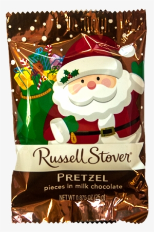 Russell Stover Milk Chocolate With Pretzel Pieces Christmas - Russell Stover Caramel Brownie, In Milk Chocolate -