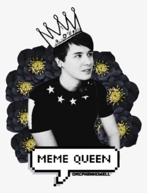 Danisnotonfire, Dan Howell, And Transparent Image - Danisnotonfire Meme Queen