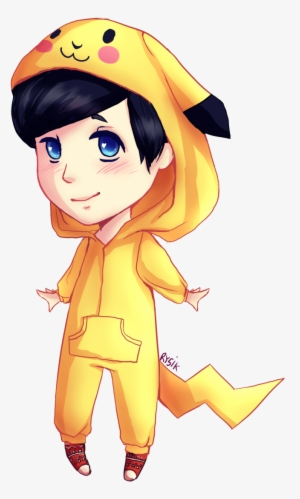 Phil Lester Cute Chibi By Rysikart On - Phil Lester Cartoon Drawing