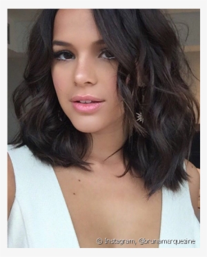 A Atriz Brunna Marquezine Também Já Usou As Madeixas - Corte Long Bob Bruna Marquezine