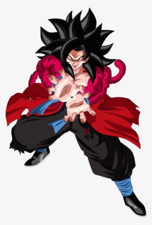 Goku Xeno Ssj4 By Andrewdragonball - Goku Xeno Ssj4 Png