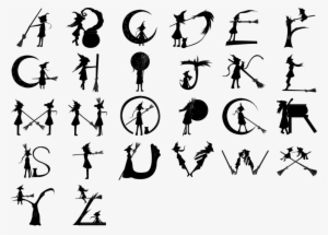 Free Alphabet Drawing Art - Theban Alphabet