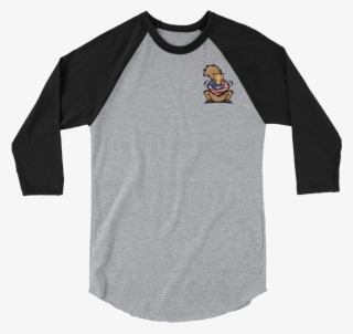 Chris Jericho "jerichohol" 3/4 Sleeve Raglan Shirt - Mouse Skellington Shirt Hollywood Handbook