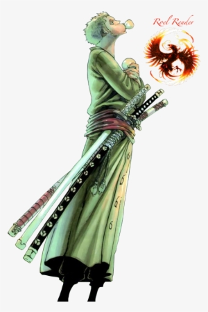 Standing Zoro "penake Nyapo" - One Piece Zoro Side View