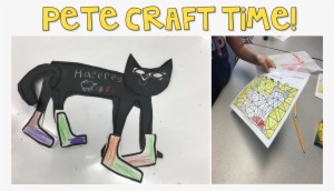 I Read, "pete The Cat, I Love My White Shoes," And - Black Cat