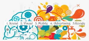 Social Media & Digital Marketing Trends For - Creative Brain Clipart