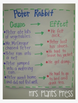 When We Finished With This, One Of My Girls Said, "hey, - Peter Rabbit Cause And Effect