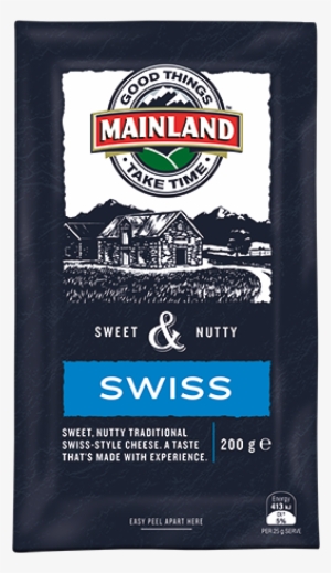 Flavour Profile - Swiss - Mainland Tasty Cheddar Cheese
