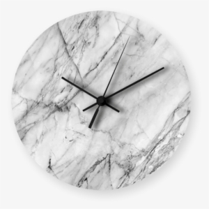 Marble Texture Printed Wall Clock - Marble Canvas Print - Small By Patterns And Textures